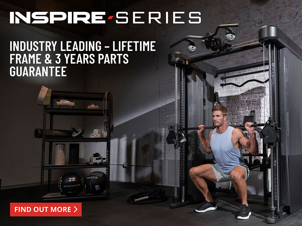 Inspire Series - Industry leading - lifetime frame and 3 years parts guarantee. Find out more