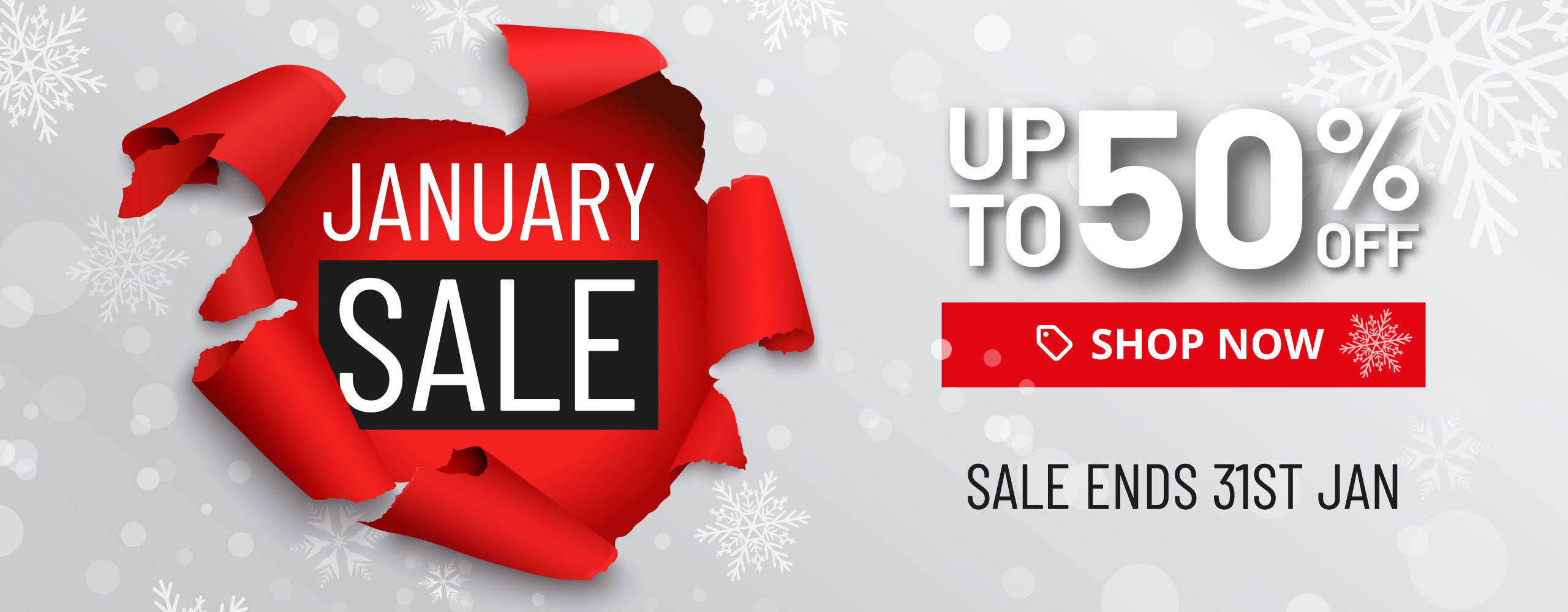 January Sale - Up to 50% Off - Shop Now (Sale ends 31st Jan)