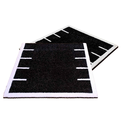 30mm Black Premium Sled Track Turf Tile 1x1m