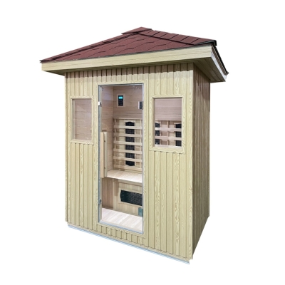 Atlantic Saunas Outdoor Infrared Hanko 3 Person Sauna