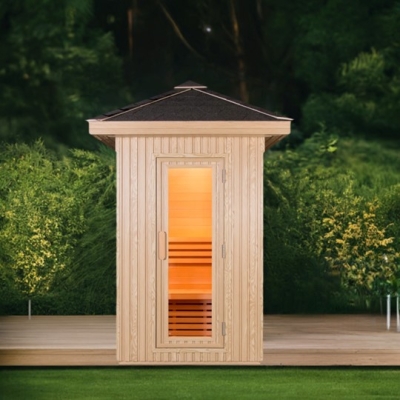 Atlantic Saunas Outdoor Infrared 2 Person Sauna