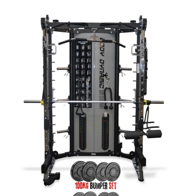 Body Dynamic S109 All-In-One Functional Trainer + 100kg Weight Plate Set