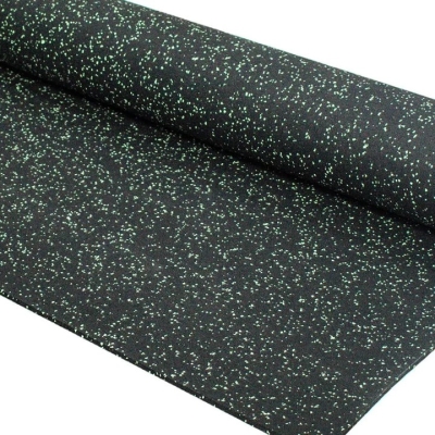 Gym Flooring Rubber Matting Roll 8mm - Grey