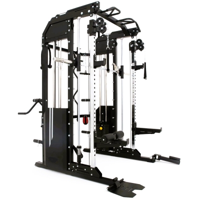 Skelcore Multi Function Smith Machine Power Rack Dual Pulley