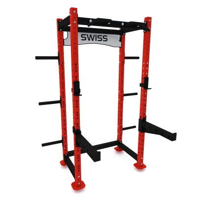 Swiss Barbell Performance Half Rack - Red